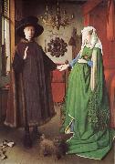 EYCK, Jan van The marriage of arnolfini France oil painting reproduction